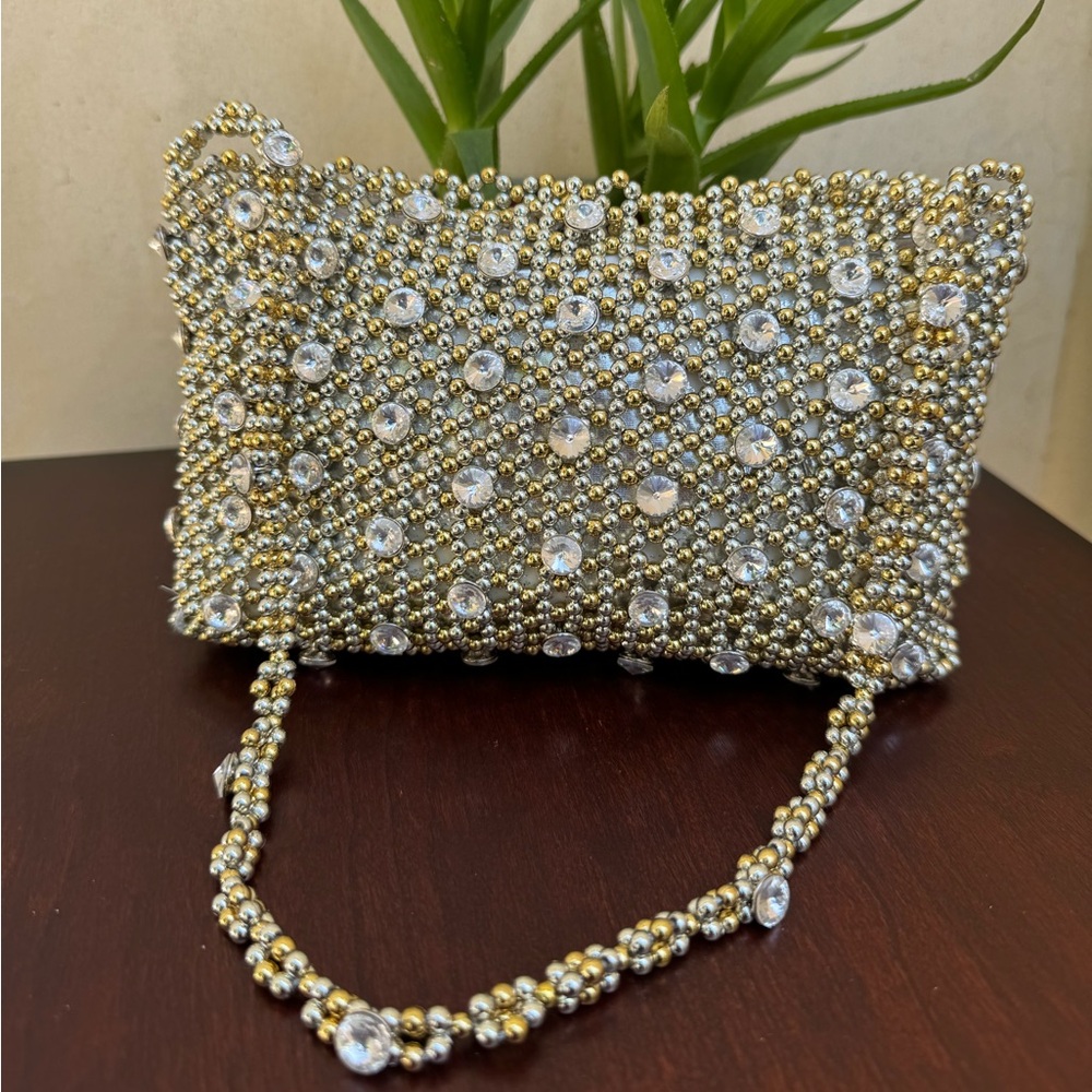 Evening purse Wedding purse handmade Fancy bag beaded handbag Elegant handbag
